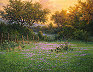 realistic Texas landscape sunset oil painting by William Hagerman